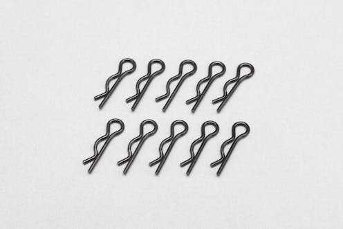 #RC-313SBA - Yokomo Small size Hood Pin Black(10pcs.)