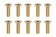 #RP-042-06BA - Yokomo M3x 6mm Precision brass.F.H.S.Screw
