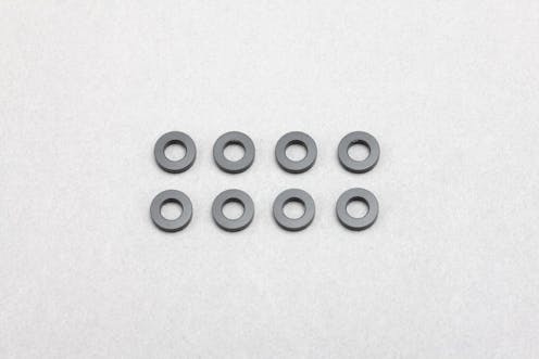 #ZC-A3615BA - Yokomo Alm.Shim _3x_6x1.5mm Black