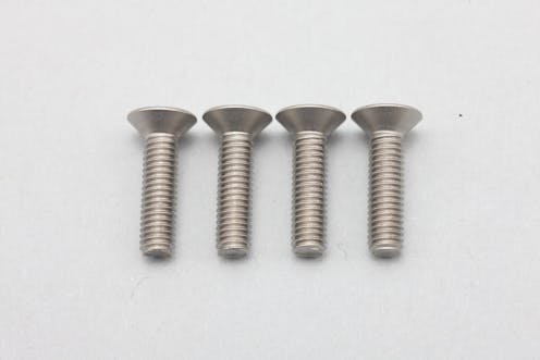 #ZC-F312TA - Yokomo M3X12 Titanium Flathead Socket Screw