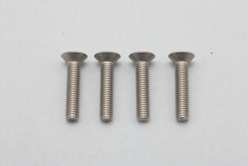 #ZC-F315TA - Yokomo M3X15 Titanium Flathead Socket Screw