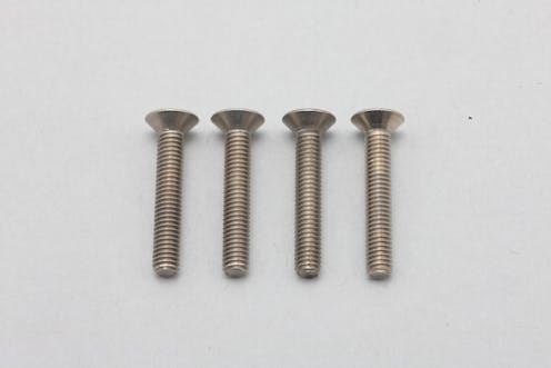 #ZC-F318TA - Yokomo M3X18 Titanium Flathead Socket Screw