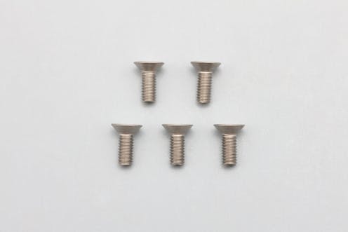 #ZC-F38TA - Yokomo M3X8 Titanium Flathead Socket Screw