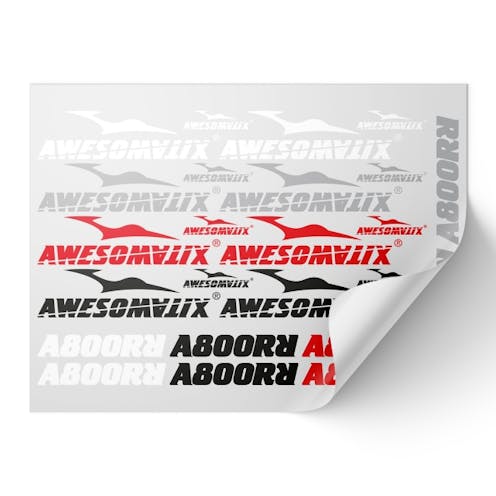 #STS-A800RR - Awesomatix 800RR Sticker Sheet