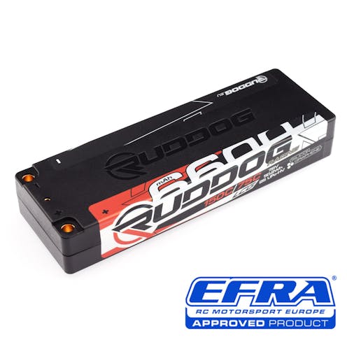 #RP-0681 - RUDDOG Racing 6600mAh 150C/75C 7.6V LCG Stick Pack LiPo-HV Battery