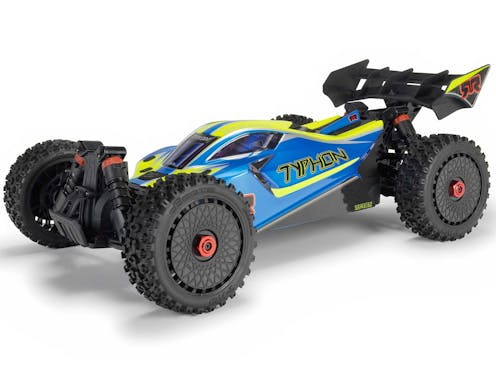 #ARA4206V4T1 - ARRMA 1/8 TYPHON MEGA 665 4X4 RTR BUGGY - BLUE