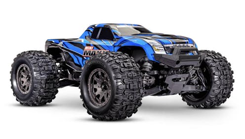 #TRX107154-1-BLUE - TRAXXAS MINI MAX - 4WD BRUSHLESS MONSTER TRUCK - RTR - BLUE
