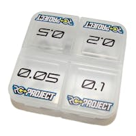 #RCPJ-A032 - RC-Project Clutch Bell Shim Set 0.05/0.10/0.20/0.50mm (80Pcs)