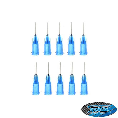 #DMS417 - X-PARTZ – METAL TIP GLUE NOZZLES – THIN – BLUE (10 PCS)
