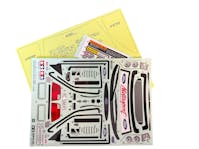 #TA490028 - TAMIYA ESCORT COSWORTH STICKER SET
