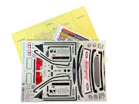 #TA490028 - TAMIYA ESCORT COSWORTH STICKER SET