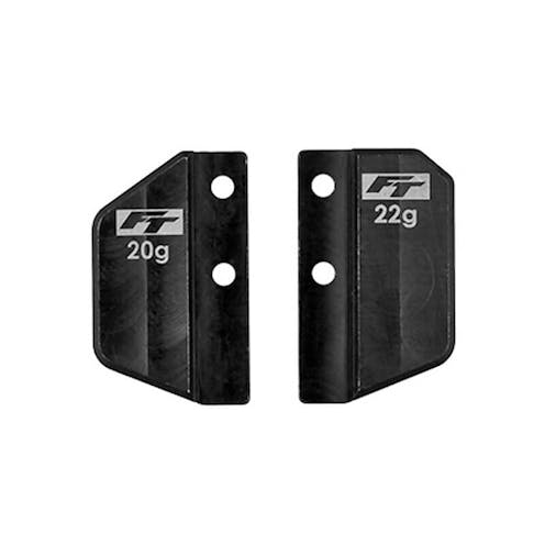 #AS32090 - ASSOCIATED TC8 FT STEEL FRONT/ REAR BATTERY WEIGHT SET 42G