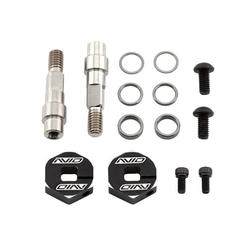 #AV10190-KIT - Avid Titanium adjustable front axle system (AE B7)
