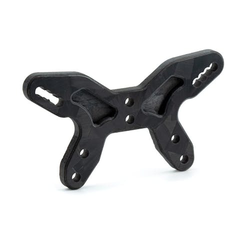 #AV10228-F - Avid Forged carbon front shock tower - -4mm (Schumacher Cougar LD3)