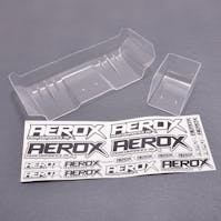 #AX102 - AEROX 1/10 WIDE REAR WING - 1MM CLEAR (2 PART)