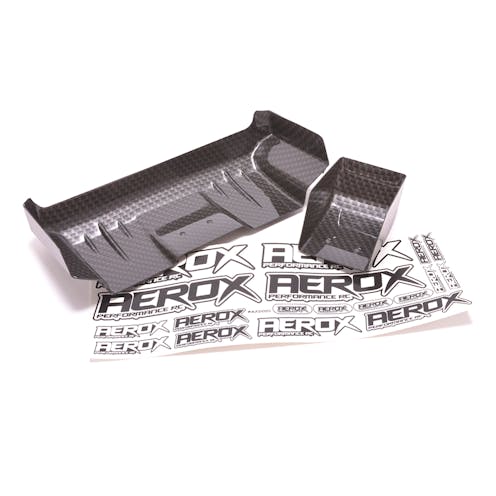 #AX103 - AEROX 1/10 WIDE REAR WING - 1MM C/F (2 PART)
