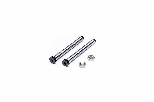 #KOS04191-13 - KOSWORK AE RC10 REAR OUTER 34.8MM HARDENED HINGE PIN W/NUTS (2)