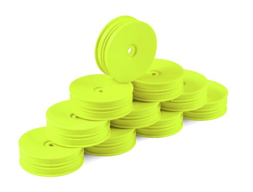 #DY803221-Y - HUDY 1/10 OFF-ROAD WHEEL - 2WD FRONT NARROW YELLOW (10)