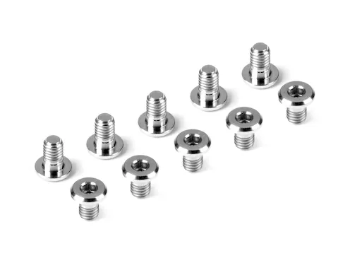 #DY908305-T - HUDY TITANIUM SUPER-LOW HEAD SCREW CENTERING DIA M3x5 (10)