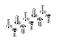#DY908308-T - HUDY TITANIUM SUPER-LOW HEAD SCREW CENTERING DIA M3x8 (10)