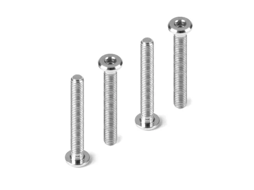 #DY908322-T - HUDY TITANIUM SUPER-LOW HEAD SCREW CENTERING DIA M3x22 (4)