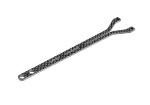 #XR301086 - X4F CARBON UPPER DECK - SPLIT REAR - OPEN - 2.0MM