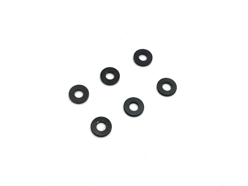 #K.97059-01BK - Aluminum Collar (3x7x1mm/Black/6pcs)