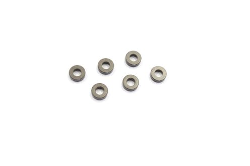 #K.W0142GM - Aluminum Collar (3x6x2mm/Gunmetal/6p