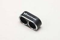 #ZC-WGB2 - Yokomo Aluminum wire guide for 12 gauge (black/2 holes)