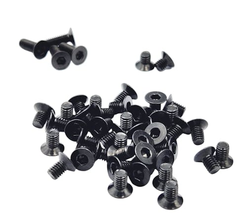 #RCM-SP-10020 - 10020 - 110 DEG M3 SCREW SET FOR SP1 1.5MM ALUMINIUM CHASSIS