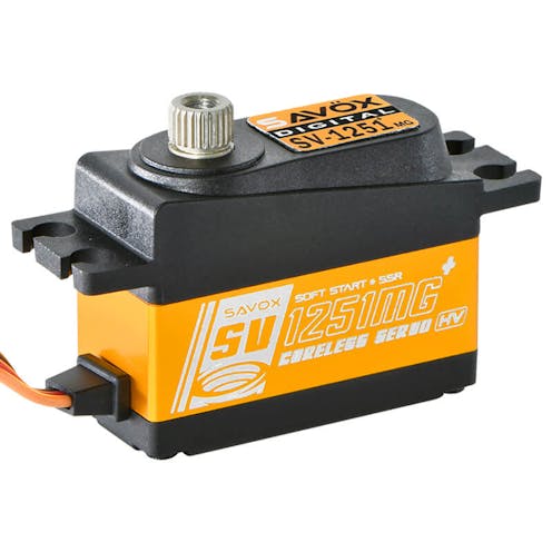 #SAV-SV1251MG+ - SAVOX HV DIGITAL MINI SERVO 8.0KG/0.095@7.4V - PLUS