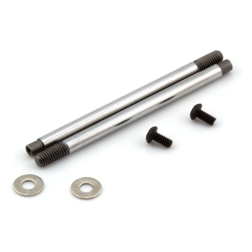 #AV10226-45 - Avid no groove 13mm rear shock shaft conversion - chrome - 45mm (Xray XB2 or XB4)