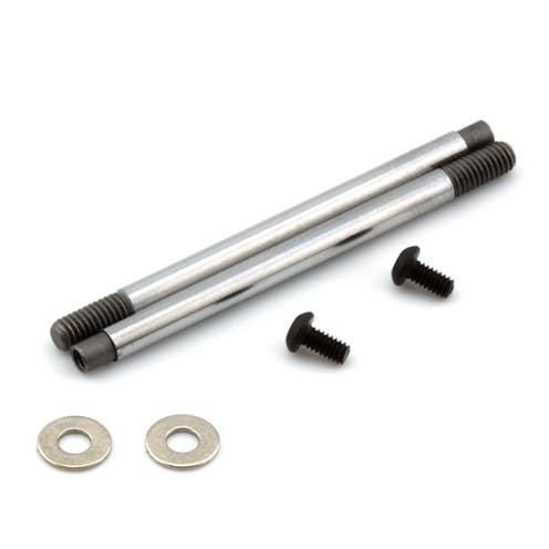 #AV10226-40 - Avid no groove 13mm front shock shaft conversion - chrome - 40mm - Xray XB2 or XB4