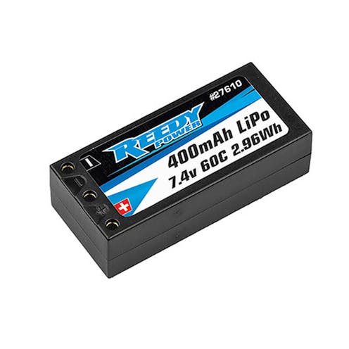 #AS27610 - REEDY POWER 400MAH 60C 7.4V LIPO STICK BATTERY (FOR 1:28)