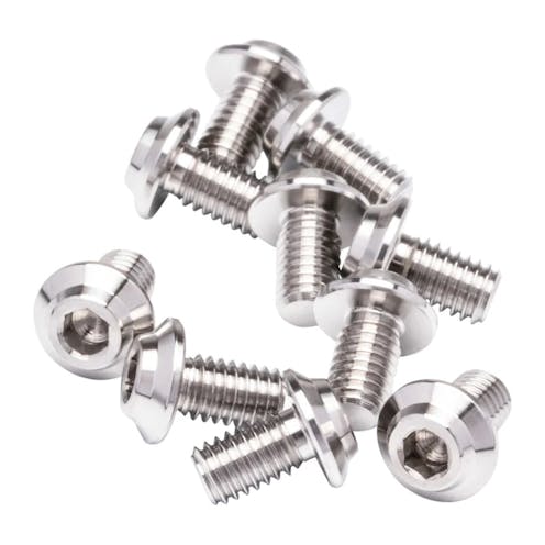 #1U-720005 - 1UP RACING – PRO DUTY TITANIUM SCREWS – M3 X 5MM LOWPRO HEAD (10)