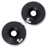 #1U-820021 - 1UP LOWPRO 7075 ALLOY WING WASHERS - PR - BLACK