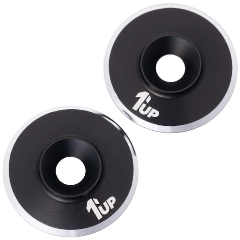 #1U-820021 - 1UP LOWPRO 7075 ALLOY WING WASHERS - PR - BLACK