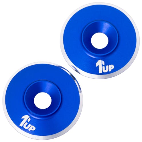 #1U-820121 - 1UP LOWPRO 7075 ALLOY WING WASHERS - PR - DARK BLUE