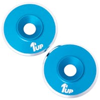 #1U-820221 - 1UP LOWPRO 7075 ALLOY WING WASHERS - PR - BRITE BLUE