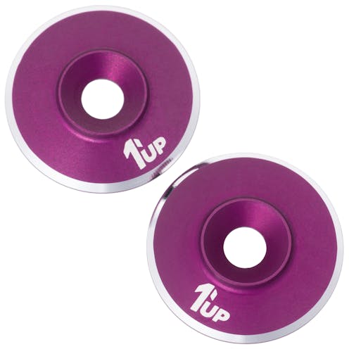 #1U-820321 - 1UP LOWPRO 7075 ALLOY WING WASHERS - PR - PURPLE