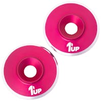 #1U-820421 - 1UP LOWPRO 7075 ALLOY WING WASHERS - PR - HOT PINK