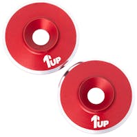 #1U-820521 - 1UP LOWPRO 7075 ALLOY WING WASHERS - PR - RED