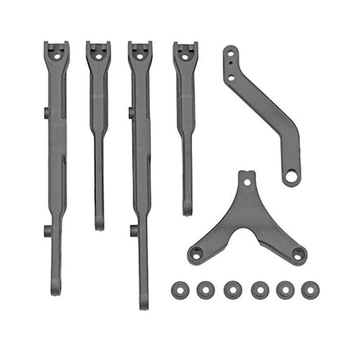 #AS92504 - TEAM ASSOCIATED RC10B84 FT CARBON CHASSIS BRACES