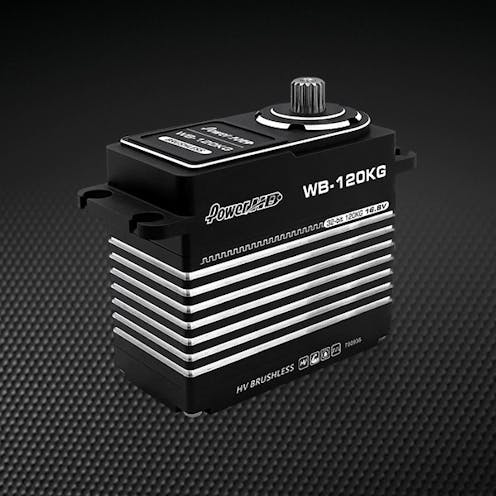 #HD-WB-120KG - POWER HD SERVO WB-120KG 12.6V ALU CASE MG 120KG/0.10S (LARGE SCALE)