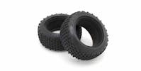 #K.OTT245M - KYOSHO TURBO OPTIMA FRONT MEDIUM TIRES 50X83X30MM (2) - BLOCK TYPE