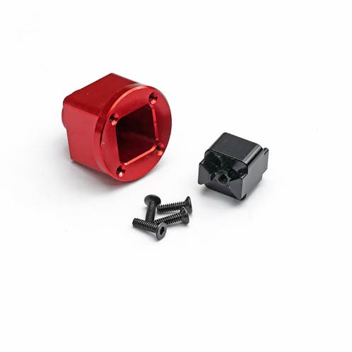 #FTAR068R - FASTRAX ARRMA GROM/GRANITE/MOJ AVE ALUM DIFF HOUSING - RED