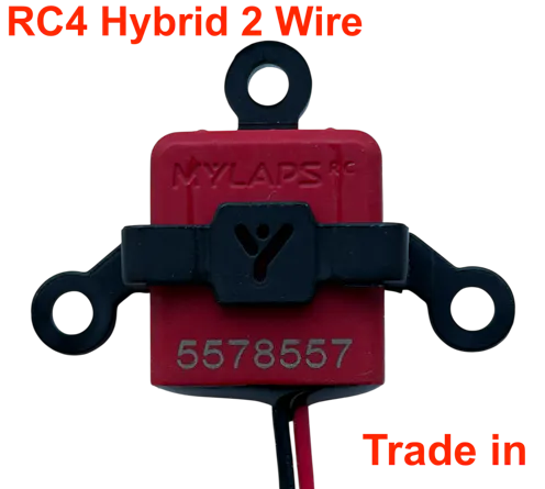#MYL-HYBRID-TRADE - MYLAPS RC4 Hybrid Transponder (Works on all MYLaps Decoders) - Works at MB Raceway - TRADE IN PRICE
