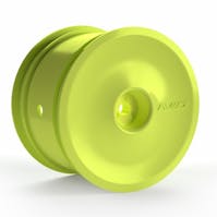 #AV1110-YEL - AVID TRUSS 2/4WD REAR BUGGY WHEEL - 4PCS - YELLOW