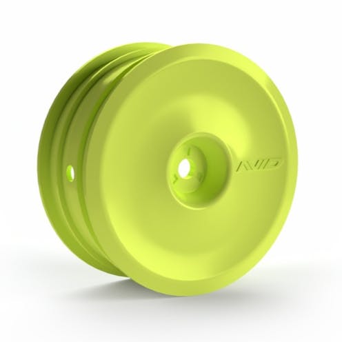 #AV1111-YEL - AVID TRUSS 2WD WIDE FRONT BUGGY WHEEL - 4PCS - YELLOW