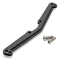 #1U-15531 - 1UP RACING CF1 – CARBON FIBRE VERTICAL REAR BODY MOUNT PLATE (ASSOCIATED TC8)
